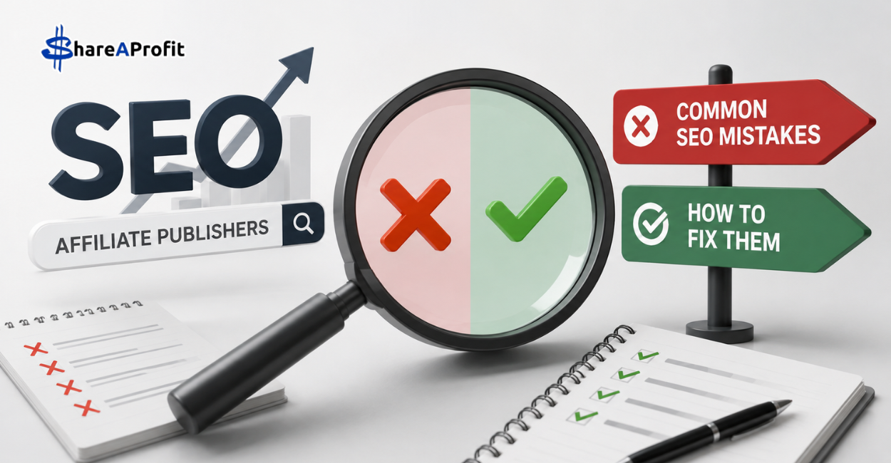 SEO Mistakes Affiliate Publishers Should Avoid (And How to Fix)